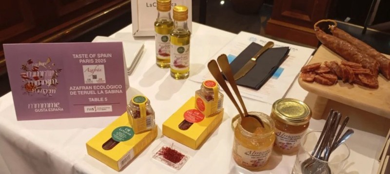 Azafrán La Carrasca representa a Teruel en el evento Taste Spain Francia en París