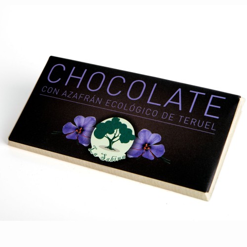 Chocolate negro con azafrán ecológico