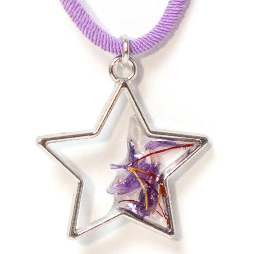 Colgante estrella del torico - orfebrería con azafrán