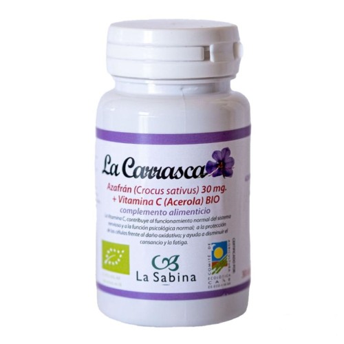 Cápsulas de Azafrán 30 mg. Complemento Alimentario